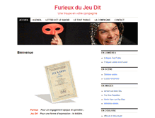 Tablet Screenshot of furieuxdujeudit.com